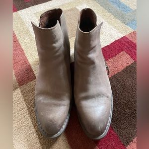 Born tan ankle booties